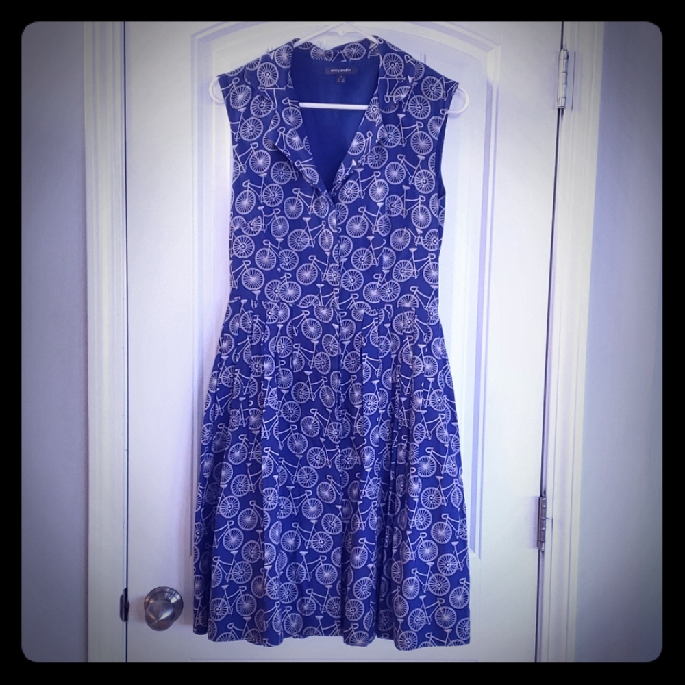Emily and Fin Jessica Dress (Bicycles print)